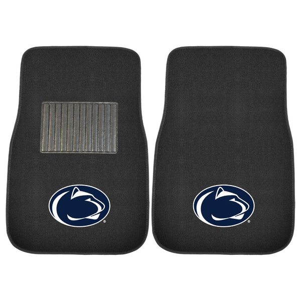 '-2-pc Embroidered Car Mat Set-True Sports Fan