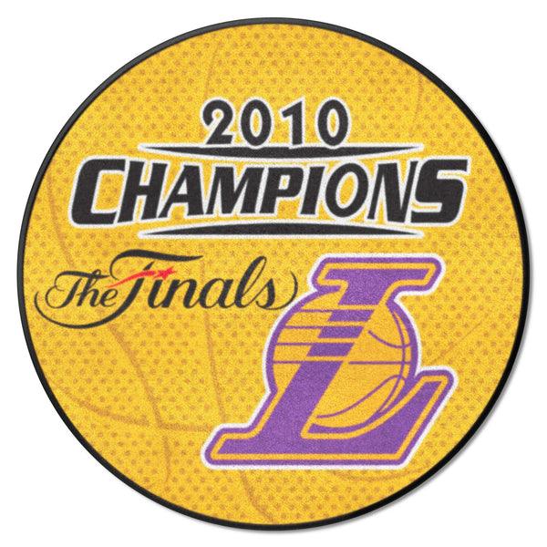 NBA - Los Angeles Lakers Basketball Mat with 2010 The Finals Champions Logo 