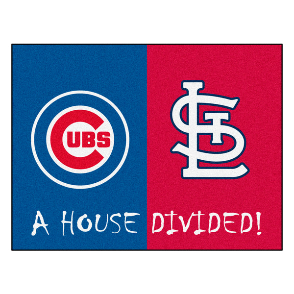 '-House Divided Mat-True Sports Fan