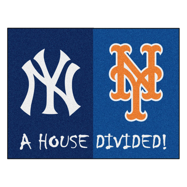 '-House Divided Mat-True Sports Fan