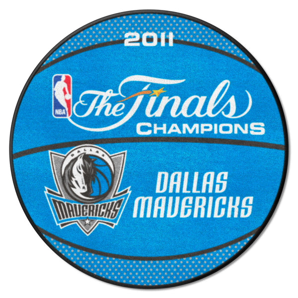 NBA - Dallas Mavericks Basketball Mat with 2011 NBA The Finals Champions Logo