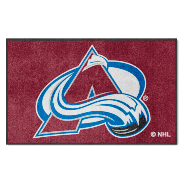 NHL - Colorado Avalanche 4X6 Logo Mat - Landscape