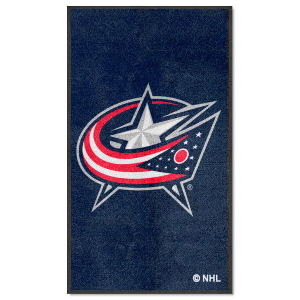 NHL - Columbus Blue Jackets 3X5 Logo Mat - Portrait