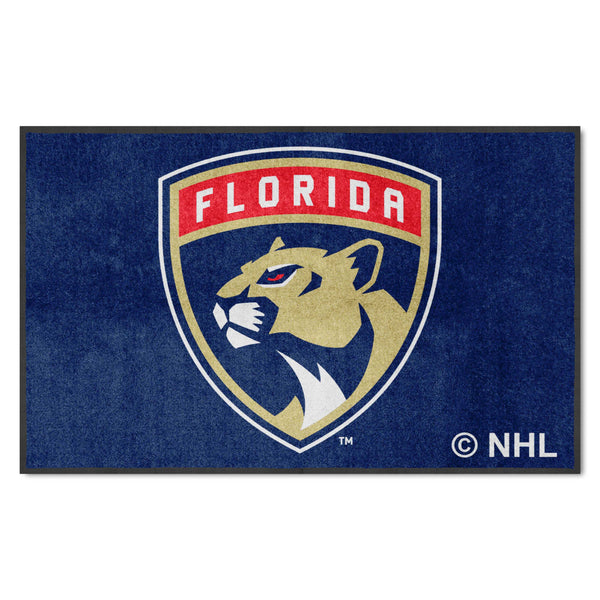 NHL - Florida Panthers 4X6 Logo Mat - Landscape