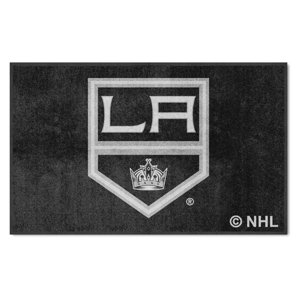 NHL - Los Angeles Kings 4X6 Logo Mat - Landscape