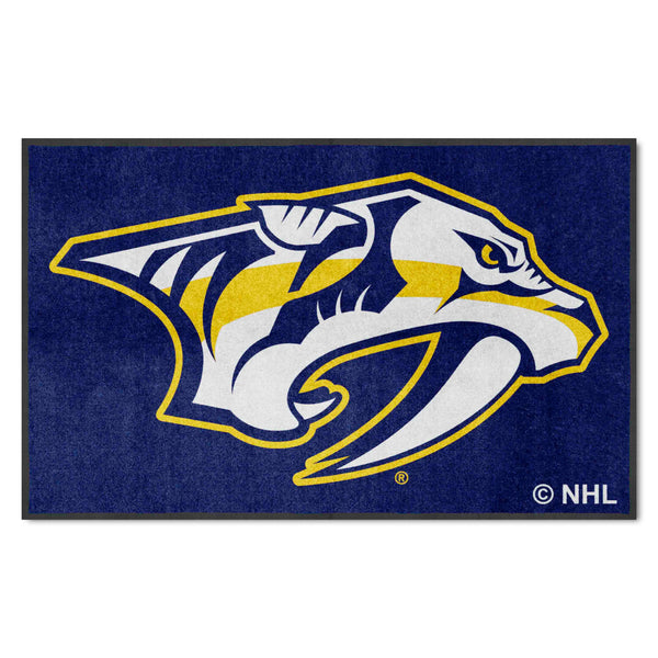 NHL - Nashville Predators 4X6 Logo Mat - Landscape
