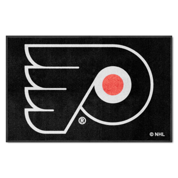 NHL - Philadelphia Flyers 4X6 Logo Mat - Landscape