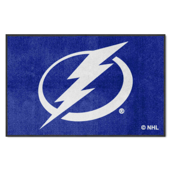 NHL - Tampa Bay Lightning 4X6 Logo Mat - Landscape