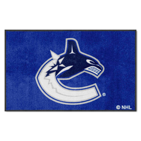 NHL - Vancouver Canucks 4X6 Logo Mat - Landscape