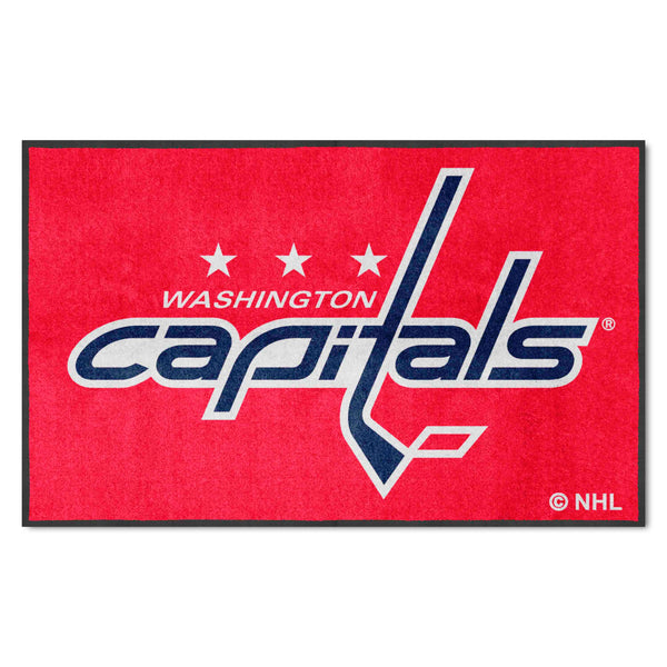NHL - Washington Capitals 4X6 Logo Mat - Landscape