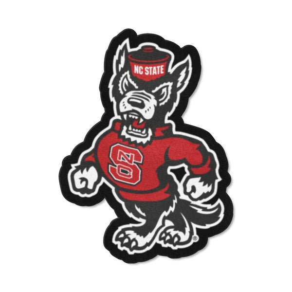 North Carolina State University Mascot Mat with NCS Mascot Logo