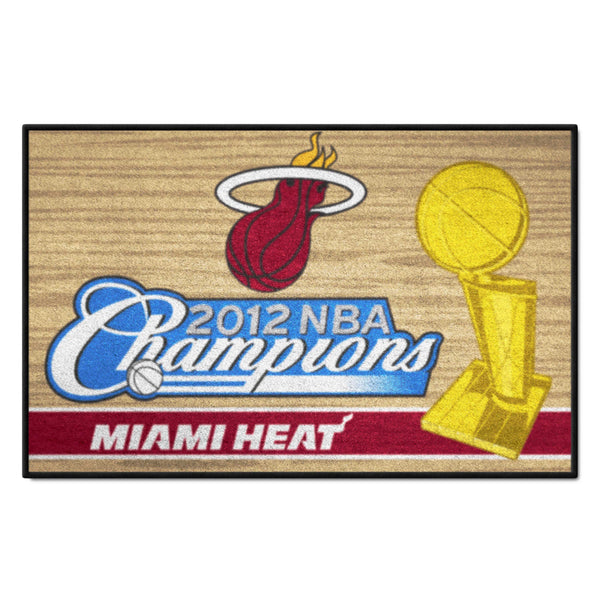 NBA - Miami Heat Starter Mat with 2012 NBA Champions Logo