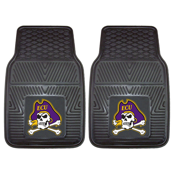 '-2-pc Vinyl Car Mat Set-True Sports Fan