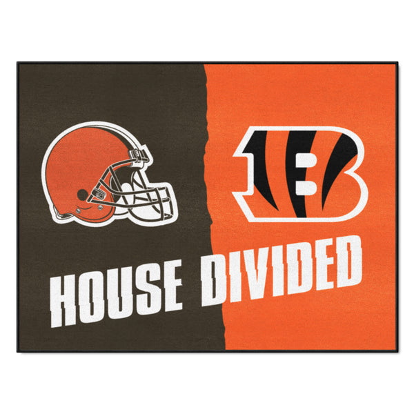 '-House Divided Mat-True Sports Fan