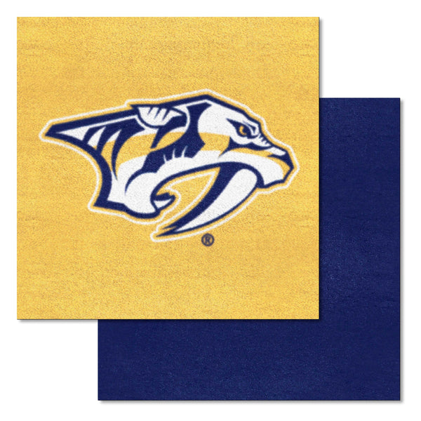 NHL - Nashville Predators Team Carpet Tiles with Symbol Logo