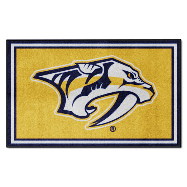 NHL - Nashville Predators 4x6 Rug with Symbol Logo