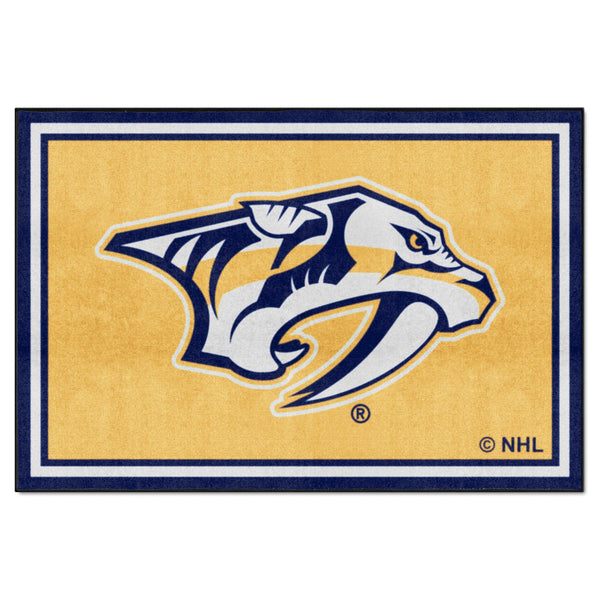 NHL - Nashville Predators 5x8 Rug with Symbol Logo