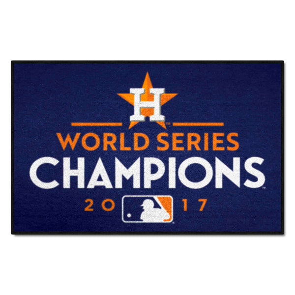 MLB - Houston Astros Starter Mat with World Series Champions 2017 H Logo