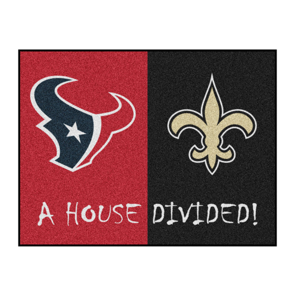 '-House Divided Mat-True Sports Fan