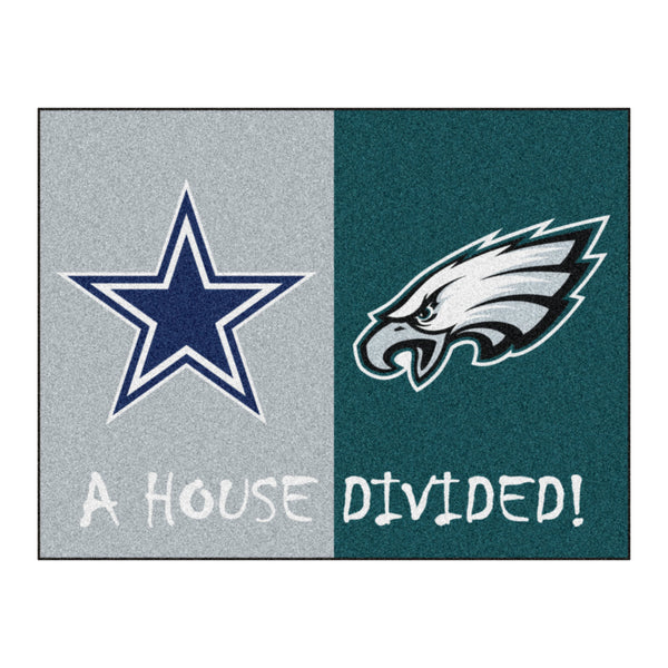'-House Divided Mat-True Sports Fan