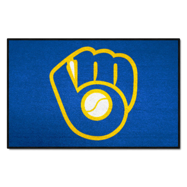 MLB - Milwaukee Brewers Starter Mat with Symbol Logo
