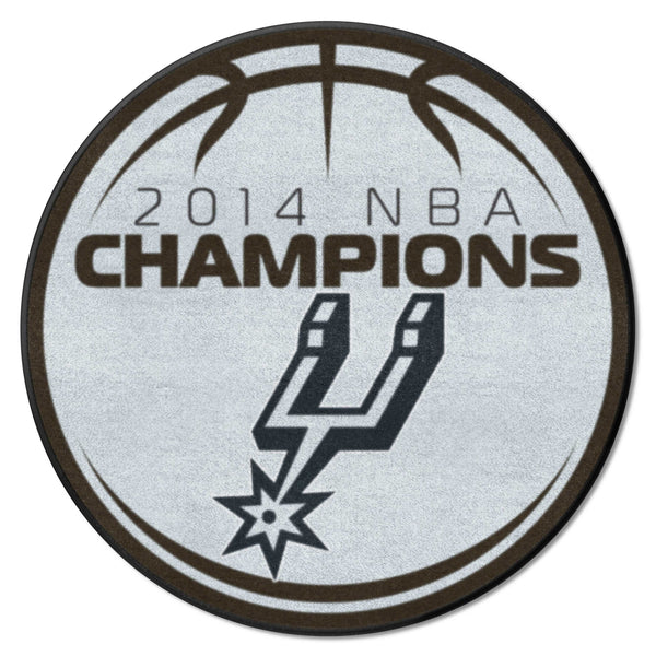 NBA - San Antonio Spurs Basketball Mat with 2014 NBA Champions Logo