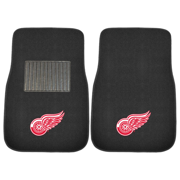 '-2-pc Embroidered Car Mat Set-True Sports Fan