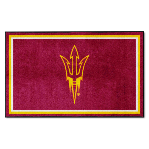 Arizona State University 4x6 Rug with Arizona Logo