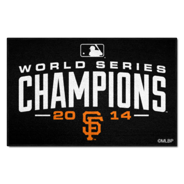 MLB - San Francisco Giants Starter Mat with World Series Champions 2014 SF Logo