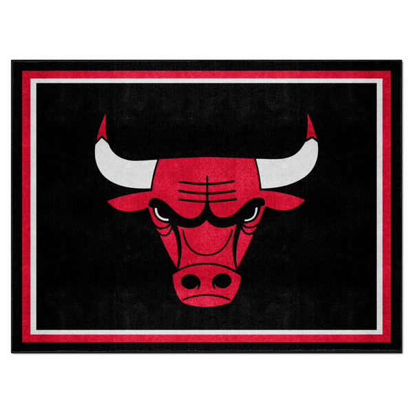 NBA - Chicago Bulls 8x10 Rug with Bulls Symbol Logo