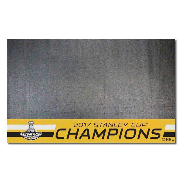 NHL - Pittsburgh Penguins Grill Mat with 2017 Stanley Cup Champions Logo