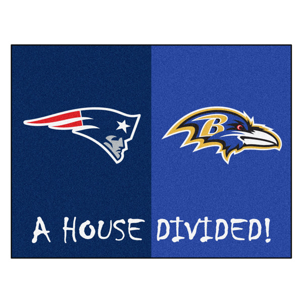'-House Divided Mat-True Sports Fan