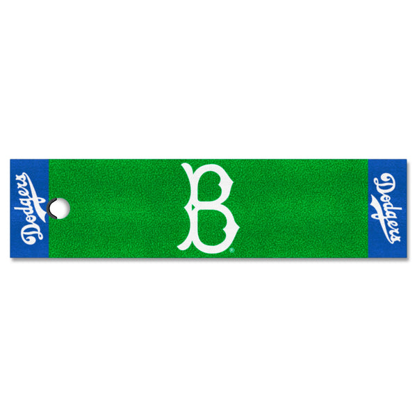 MLBCC - Los Angeles Dodgers Putting Green Mat with B Logo