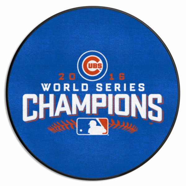 MLB - Chicago Cubs Baseball Mat with World Series Champions 2016 UBS Logo