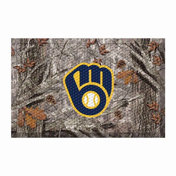 MLB - Milwaukee Brewers Camo Scraper Mat