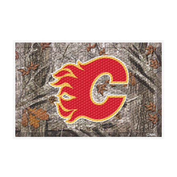 NHL - Calgary Flames Camo Scraper Mat