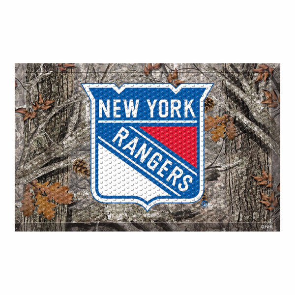 NHL - New York Rangers Camo Scraper Mat