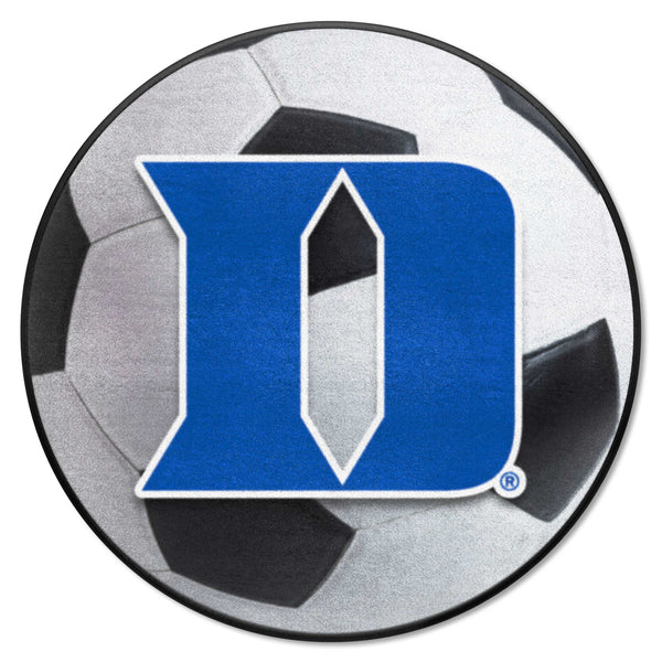 Duke University Soccer Ball Mat with D logo