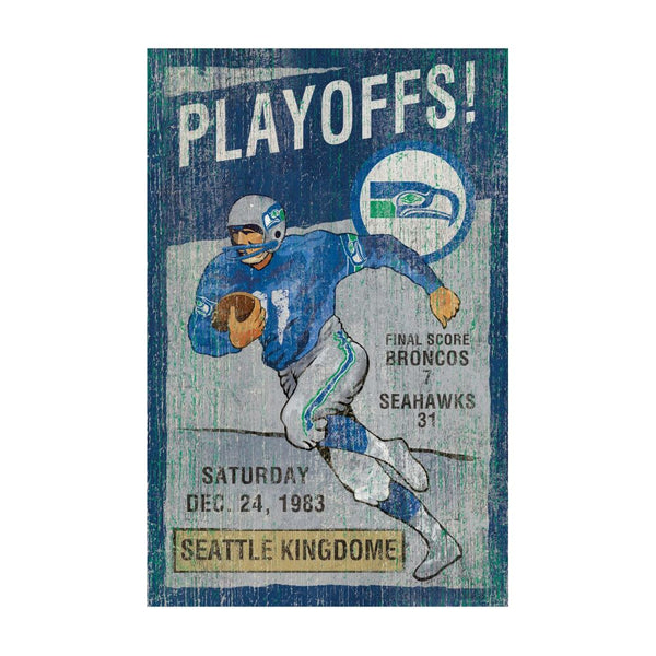 Seattle Seahawks Vintage Wall Art