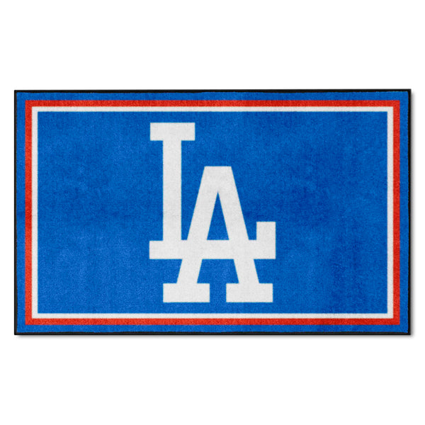 MLB - Los Angeles Dodgers 4x6 Rug with LA Logo