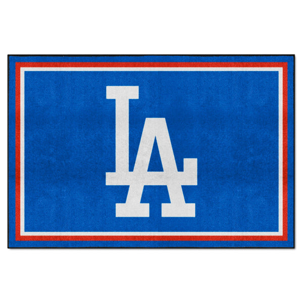 MLB - Los Angeles Dodgers 5x8 Rug with LA Logo