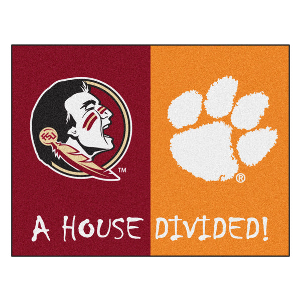 '-House Divided Mat-True Sports Fan
