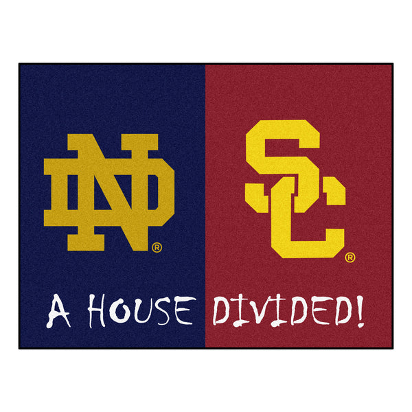 '-House Divided Mat-True Sports Fan