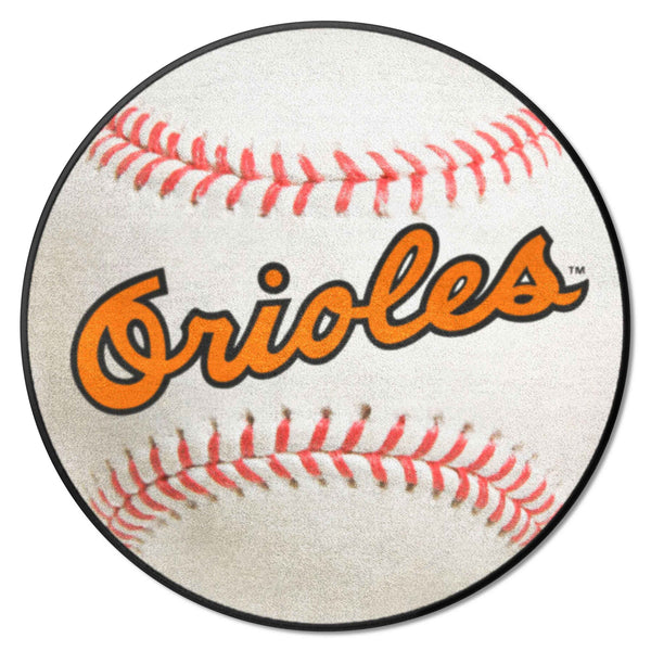 MLBCC - Baltimore Orioles Baseball Mat with Orioles Logo