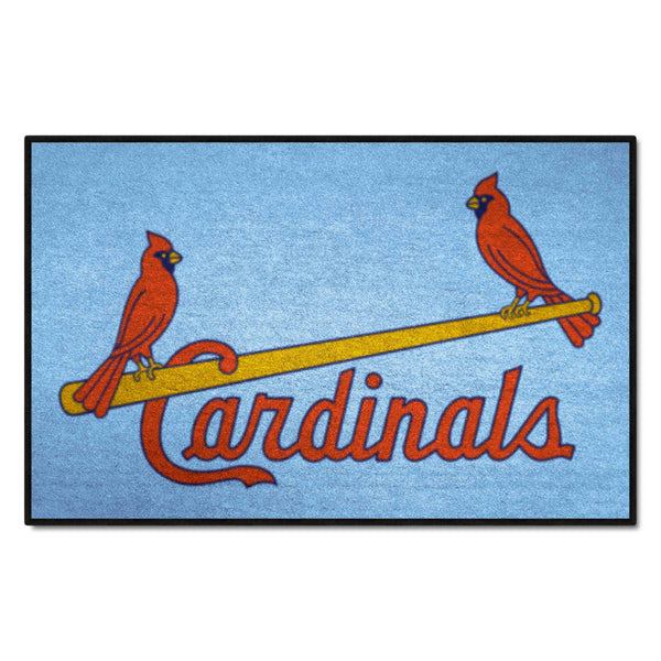 MLBCC - St. Louis Cardinals  Starter Mat with Cardinals Logo