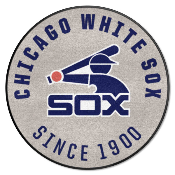 MLBCC - Chicago White Sox Roundel Mat with Sox Symbol Logo
