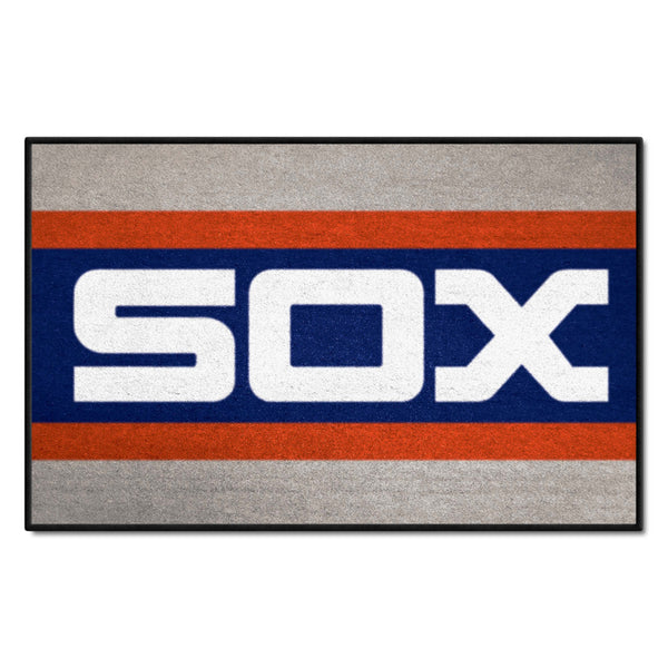 MLBCC - Chicago White Sox Starter Mat with Sox Symbol Logo