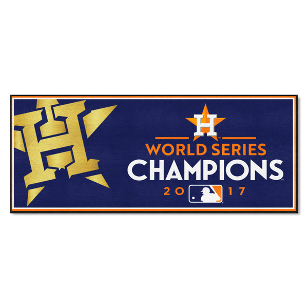 MLB - Houston Astros Baseball Runner with World Series Champions 2017 H Logo