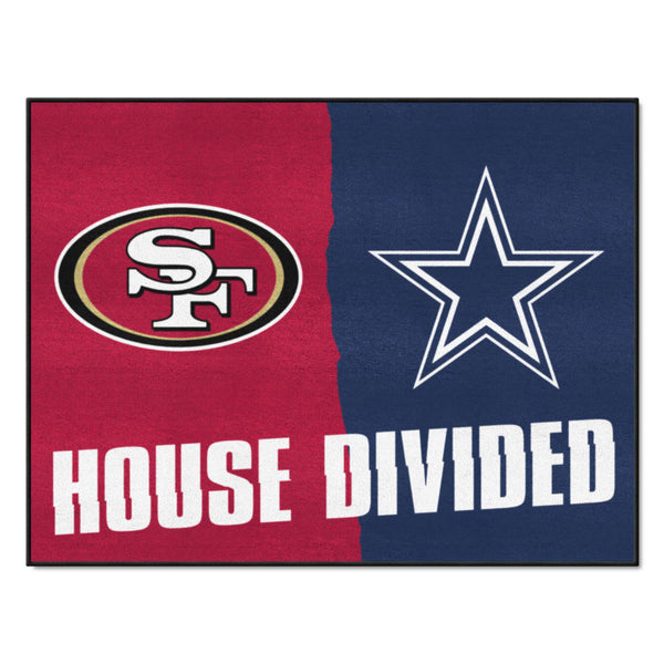 '-House Divided Mat-True Sports Fan