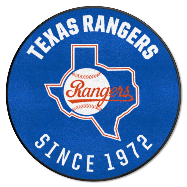 MLBCC - Texas Rangers Roundel Mat with Rangers Logo